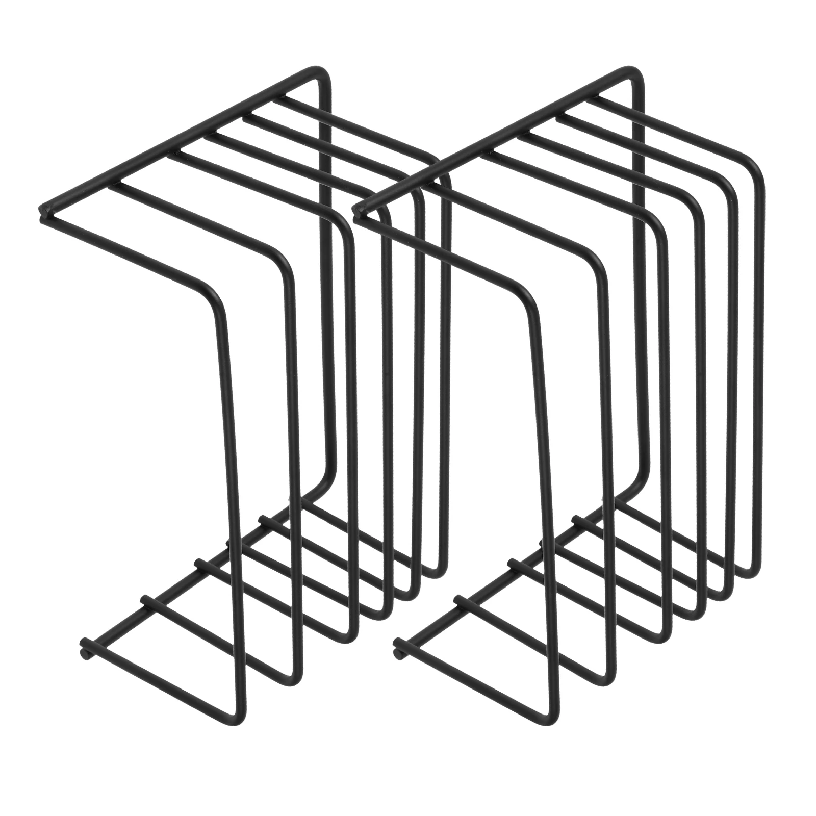 

2PCS Kitchen ganizer Rack for Pot Lid Chopping Board Holder under Cabinet Metal Storage Solution Spacesaving Design