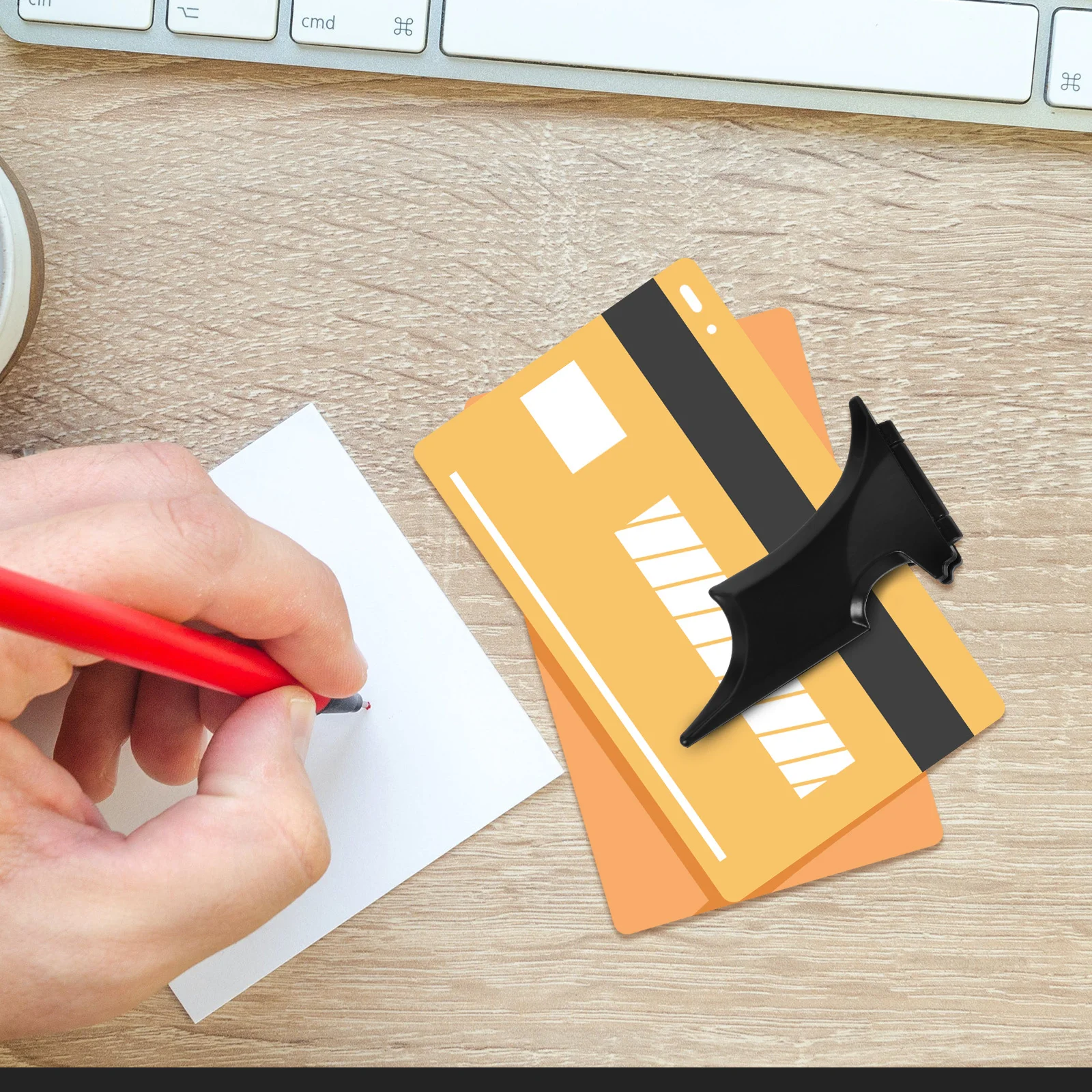 Zinc Alloy Money Clip Small Portable Practical Metal Money Storage Clip For Cash Cards Checks Outdoor Office Use