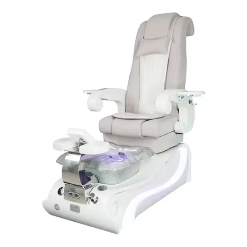 Function Back Massage Spa Foot Nail Chair Reclining Pedicure And Manicure Nail Salon Furniture Luxury For Sale