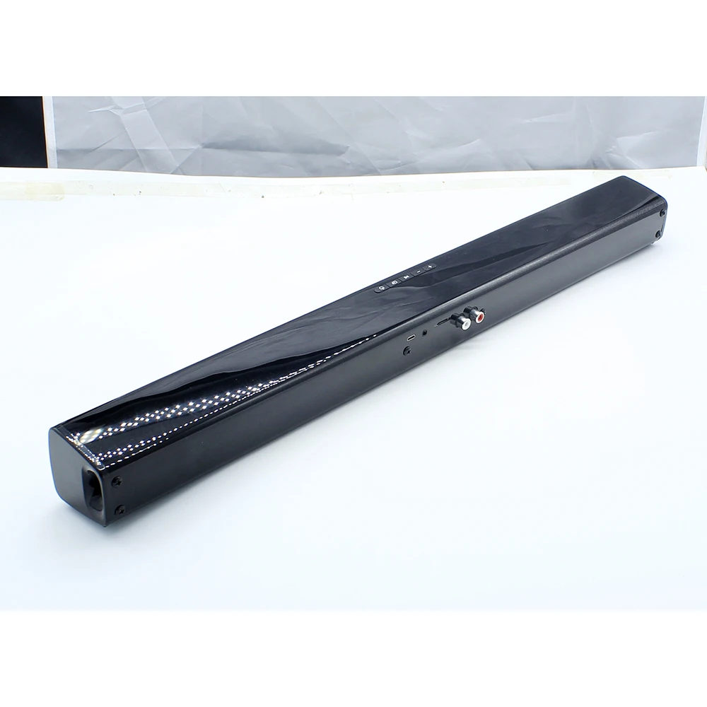 ลำโพงซาวด์บาร์แบบไร้สายใช้สายสำหรับทีวี40W ระบบโฮมเธียเตอร์ควบคุมระยะไกลขนาดกะทัดรัด