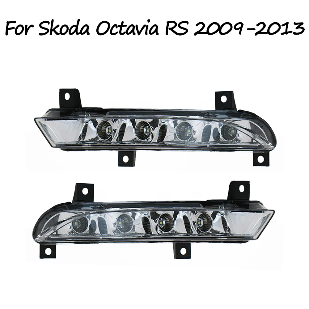 

For Skoda Octavia RS 2009 2010 2011 2012 2013 Daytime Running Light Front Bumper Anti Fog Light 1Z0941067 1Z0941068