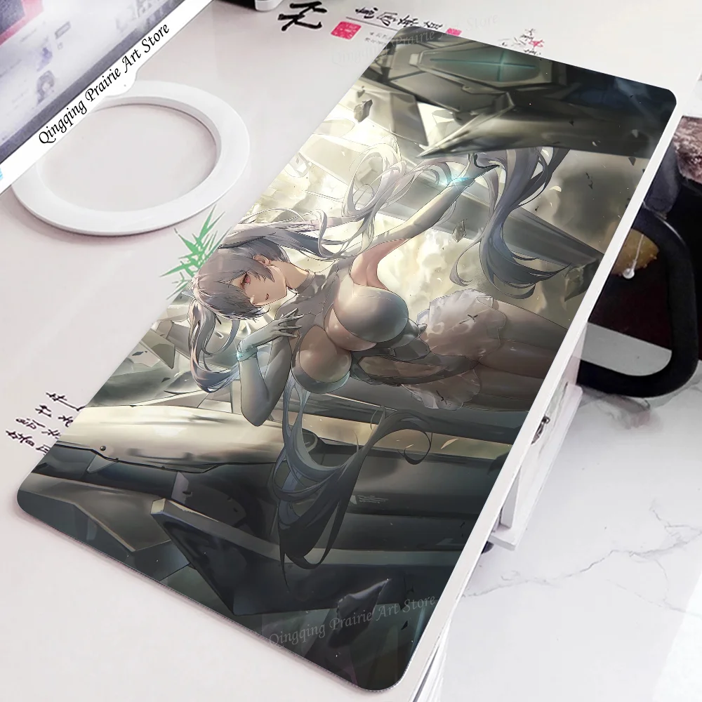 Cinderella NIKKE The Goddess Of Victory Mousepad XXL RGB Gaming Mouse Pads HD Gamer Accessories Large LED