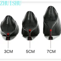 Women's Stiletto Heel 2025 Spring and Autumn New All-match Sexy Single Shoes Professional Work Shoes Black Small Leather Shoes