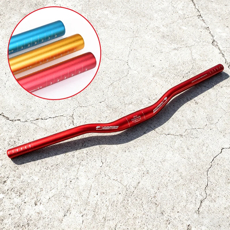 31.8mm 50mm MTB Riser Bar Mountain Road Bike Handlebars 700mm Aluminium Alloy Bars Lightweight Integrated Cycling Accessories