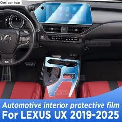 For LEXUS UX 250h 300 2019-2025 Panel Navigation Screen Automotive Interior TPU Protective Film Anti-Scratch Accessorie