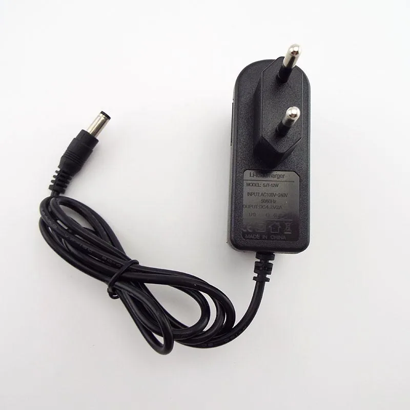 4.2V 2a Dc Adapter Voeding Oplader 5.5Mm * 2.5Mm 110-220V Voor 18650 Lithium Batterij Strip Led Tv Box Eu Us Plug