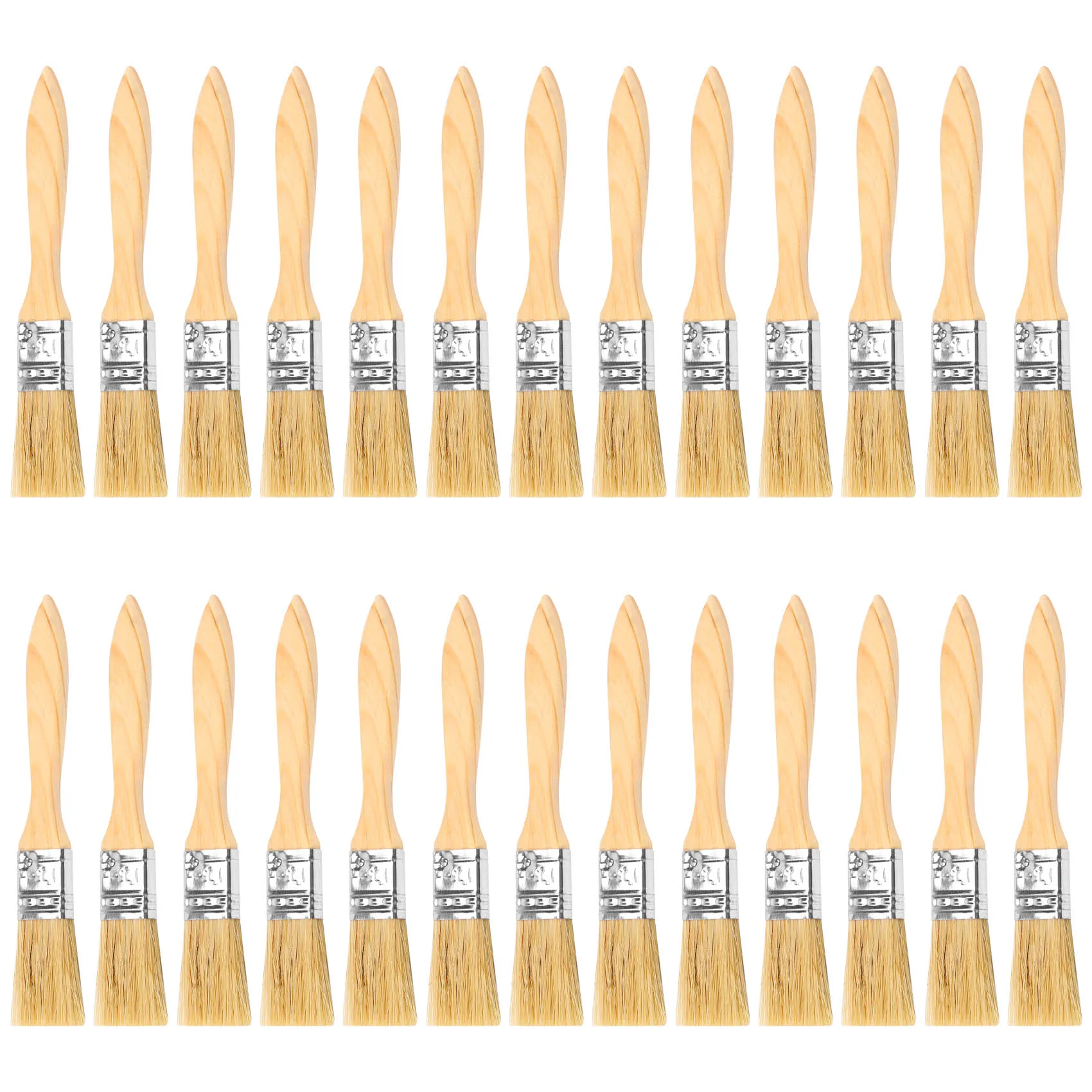 36 Pack of 1 Inch (24mm) Paint Brushes and Chip Paint Brushes for Paint Stains Varnishes Glues and Gesso