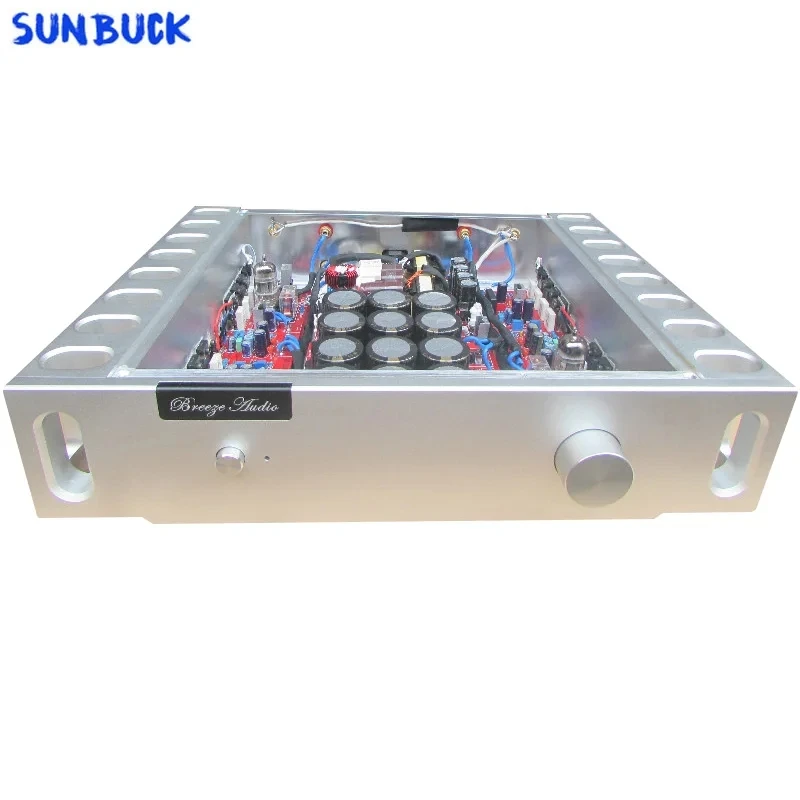 SUNBUCK feedback circuit HIFI class A 12AX7 Tube Amplifier 200W Stereo 2.0 class A and B 12AX7 Tube Rear Amplifier Audio