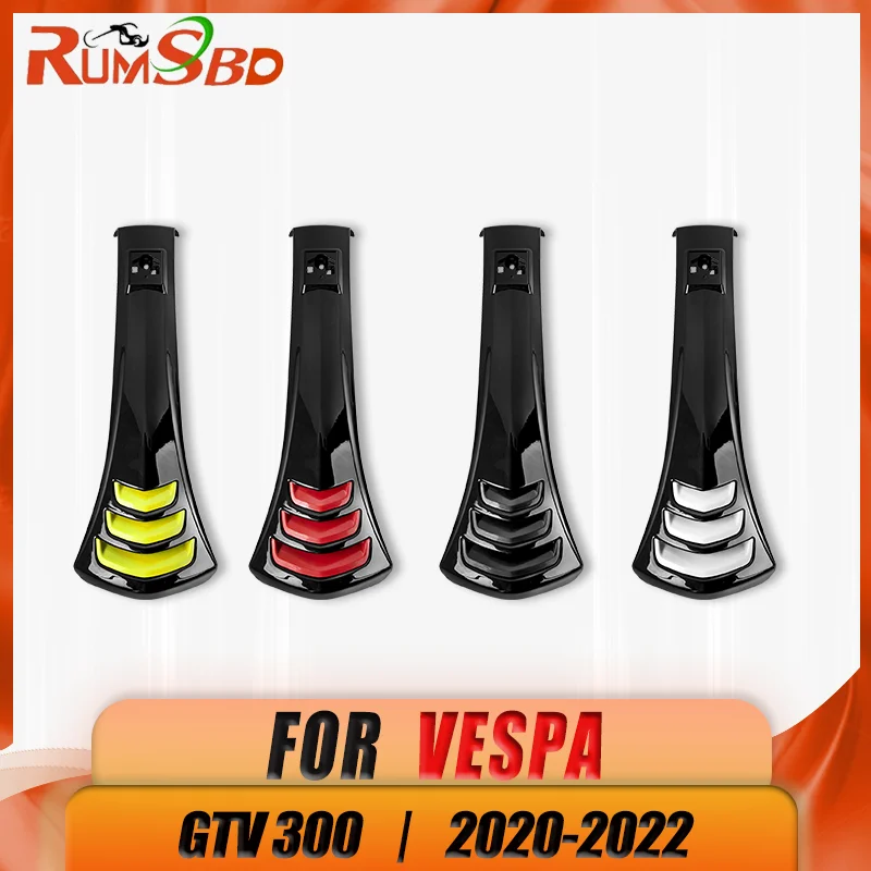 

Motorcycle Front Head Fairing Cover Decoration Tie Belt Airvent Inflow Bracket Shell For Vespa GTS 125 250 2019-2022 GTV 300