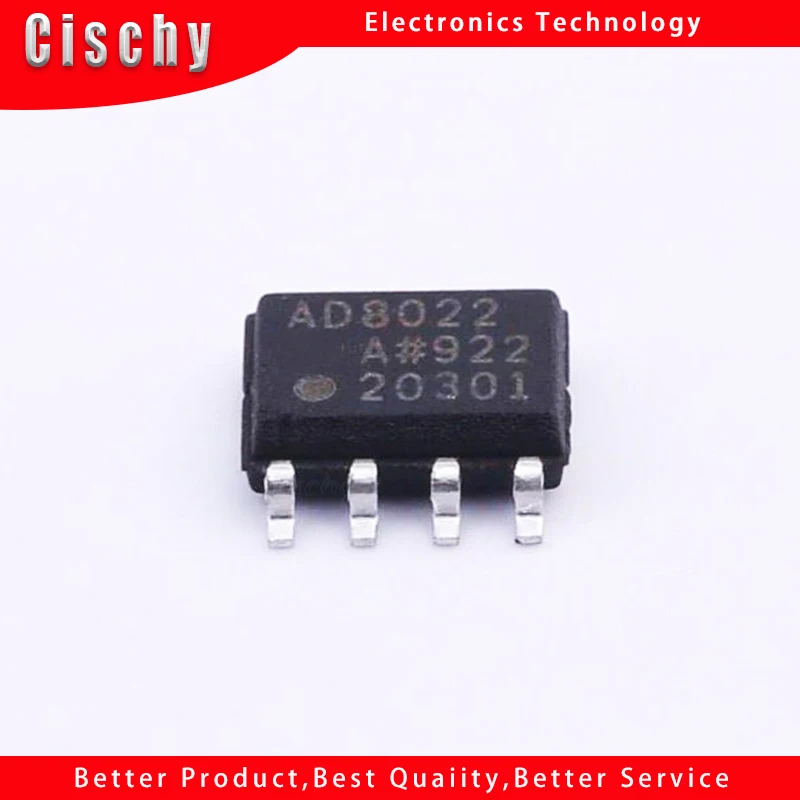 10pcs/lot AD8022ARZ AD8022 8022ARZ SOP-8 Operational Amplifier In Stock