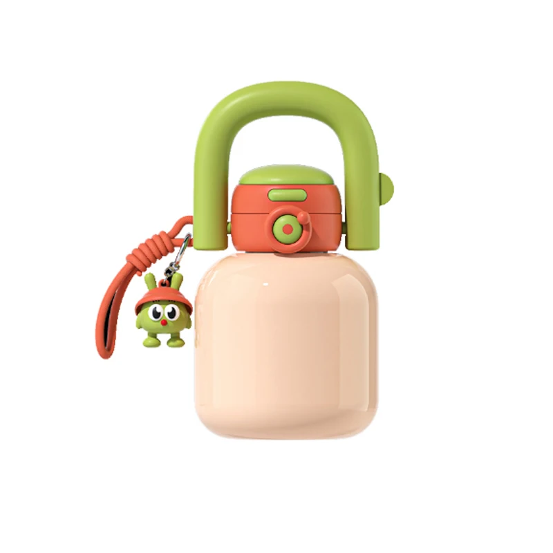 

316 Stainless Steel Thermos Cup - Girls' Water Bottle with Straw, Perfect for School Cutlery