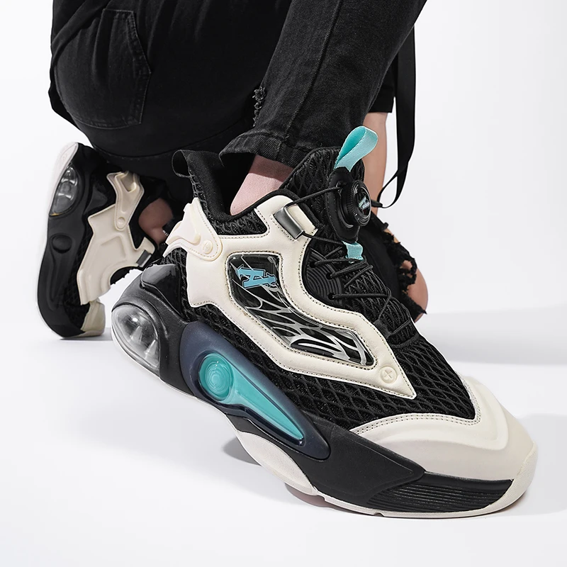 Men's  Breathable Cushioning Non-Slip Wearable Runing Shoes Basketball Shoes Gym Training Athletic Basketball Sneakers for Women