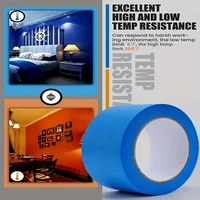 Blue Painters Tape, 1/2 inch,3/4 inch,1 inch,2 inch, Multi Size Painting Masking Tape, Clean Release Paper Tape for Home 3