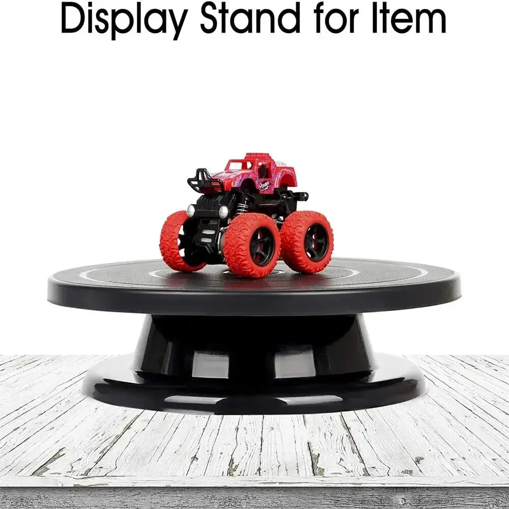 1pc 11Inch Plastic Revolving Cake Decorating Stand Cake Icing Turntable Painting Rotate Turntable