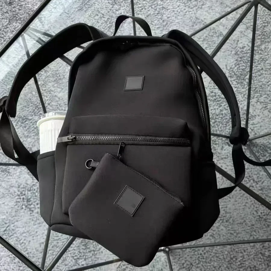 Goddess Unisex Outdoor Waterproof Fitness Leisure Backpack Includes Small Pouch Stow Backpack Simple Large Capacity Travel Bag