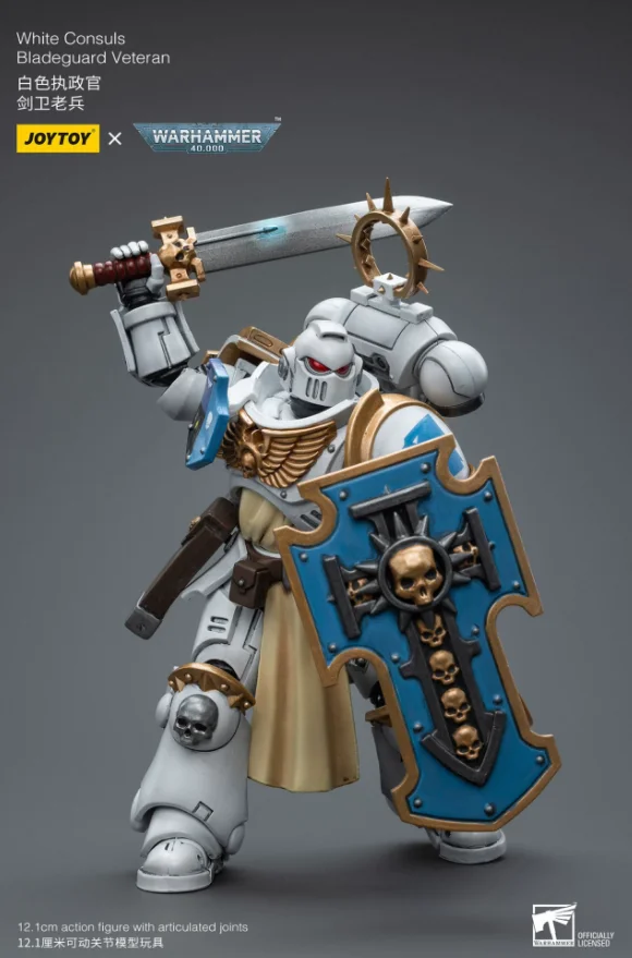 

【FS】JOYTOYY Warhammer 40K Scale 1/18 Action Figures Dark Angels Bladeguard Veteran Models Toys Gifts