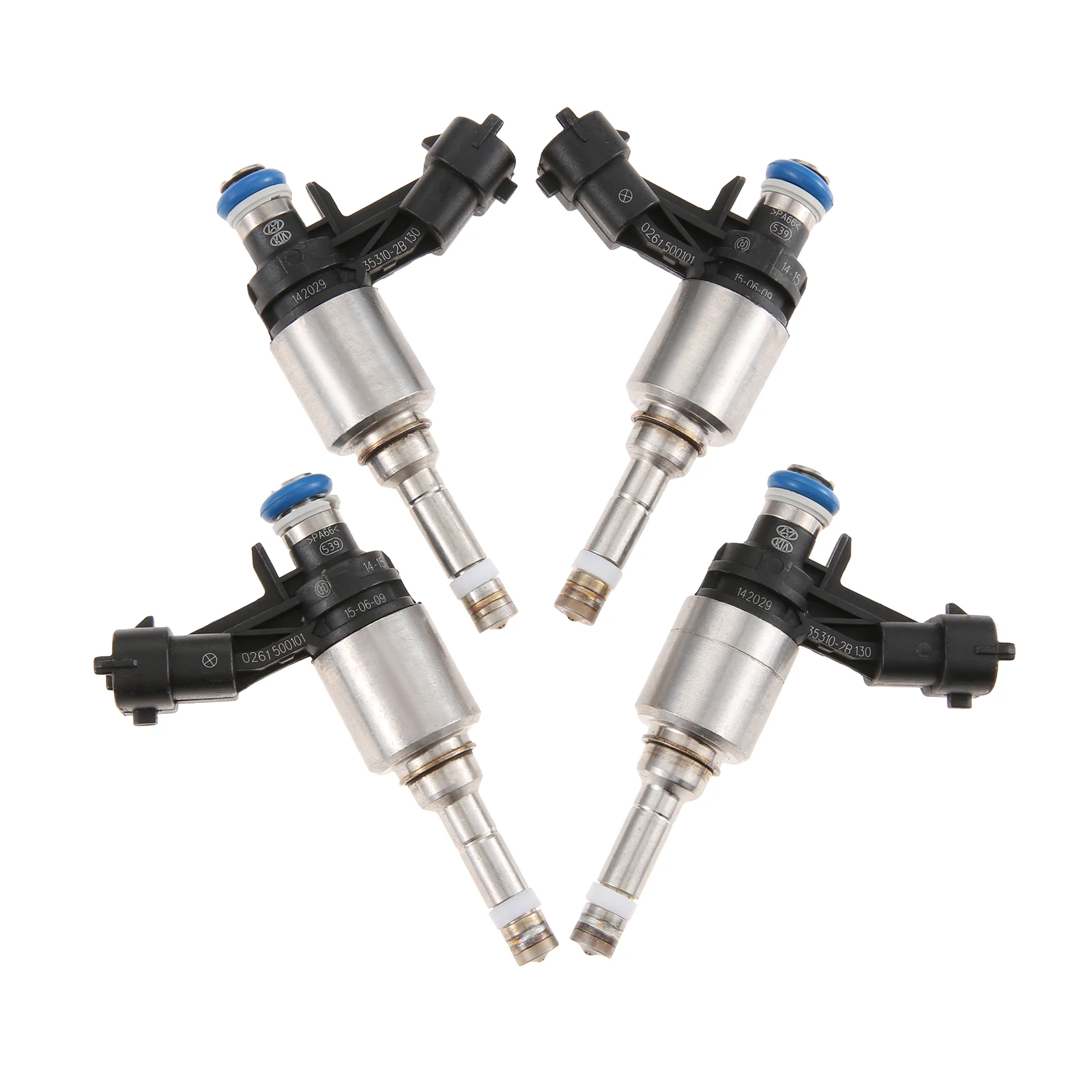 

4Pcs Car Fuel Injectors 35310-2B130 FJ1146 for Hyundai Accent Veloster Kia Rio Soul 2012-2016 2017 1.6L L4 35310-2B110 845-12108