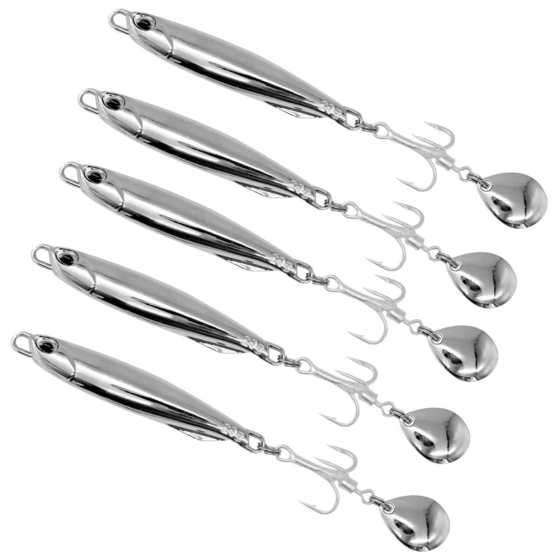 Angelköder Makrele Fisch 7g 10g 15g 20g 30g VIB Köder Weitwurf Spin Köder Rotation Löffel Künstliche Metallköder 1 Stück Verkauf – Detail 6