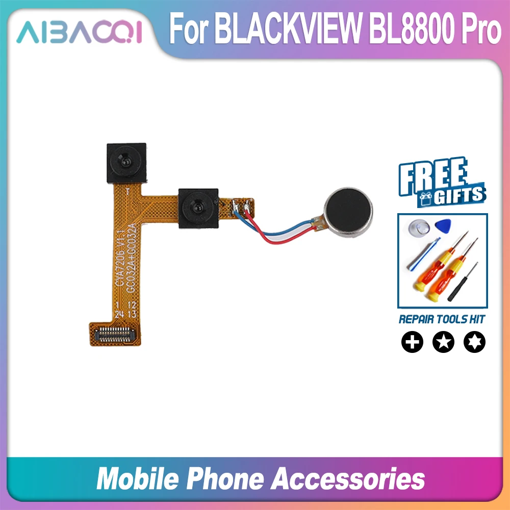 AiBaoQi Brand New Rear Secondary Camera Repair Parts Replacement For Blackview BL8800 Pro Phone