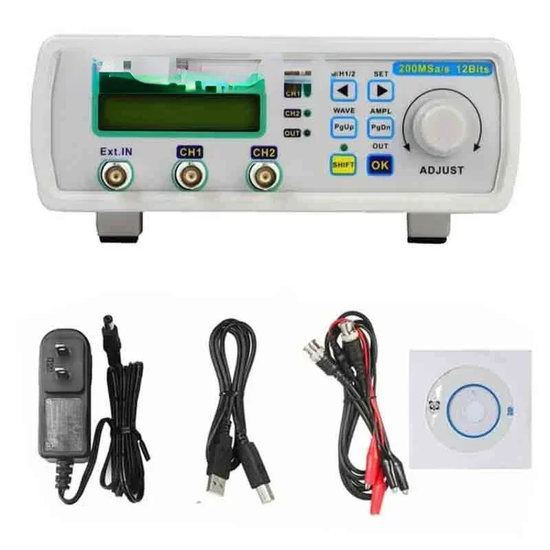 MHS5200A 6MHz 25MHz Digital DDS Dual-channel Function Signal Generator Sine Wave Arbitrary Waveform Generator Frequency Counter