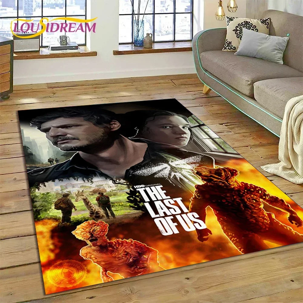 

The Last of Us Horror Game TV Joel Pedro Carpet Rug for Bedroom Living Room Home Sofa Decoration,Child Large Decor Floor Mat