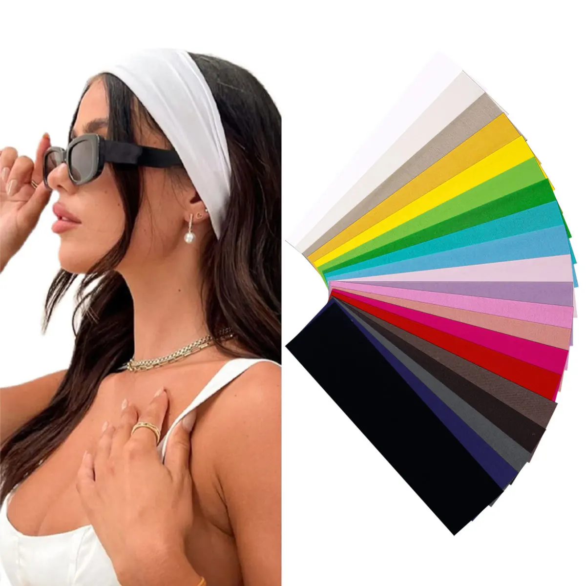 

1PC Non-Slip Sweatband Sport Elastic Headbands Men Women Sports Gym Headband Breathable Fitness Running basketball Hair Band