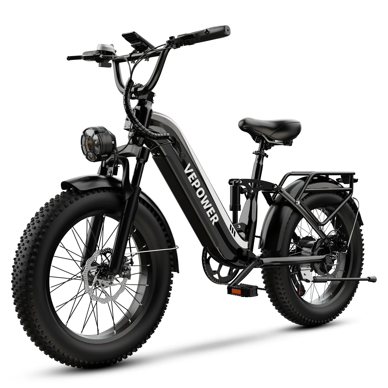 

VEPOWER Electric Bike for Adults 1300W Motor 48V Battery 80Miles Ebike