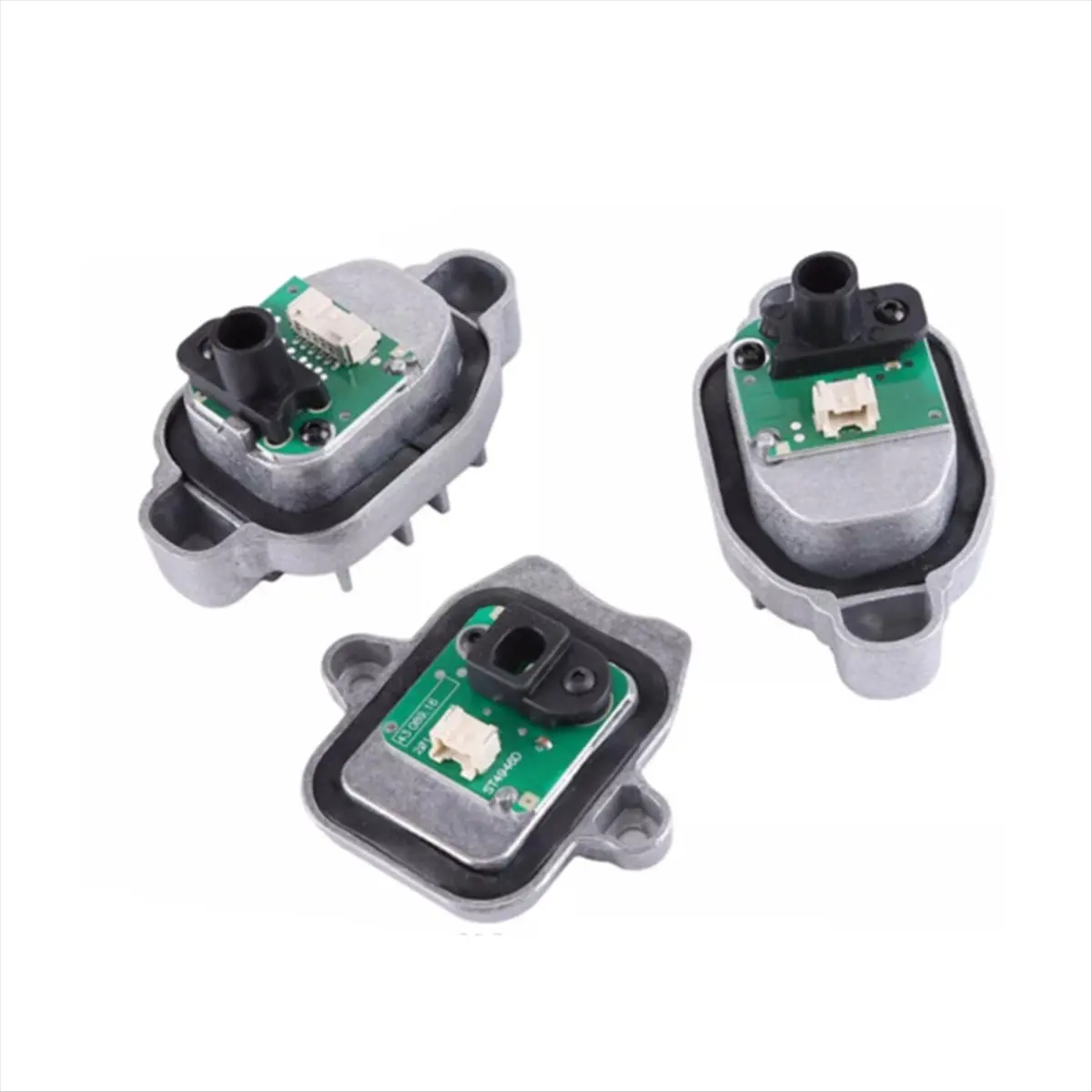 #66Z 3PCS/Set LED Module White Light Source 63117419615, Angel Eye DRL Running Light Module ,(Silver)