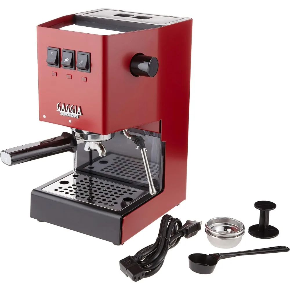 RI9380/47 Classic Pro Espresso Machine,1.3liters, Cherry Red