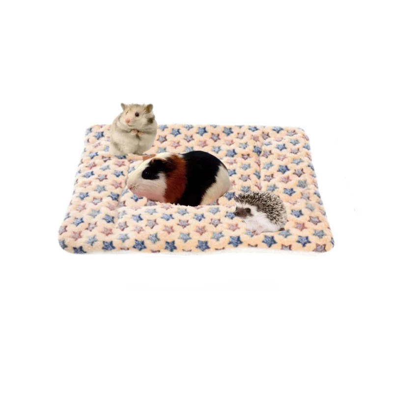 Small Animal Guinea Pig Hamster Bed House Winter Warm Squirrel Hedgehog Rabbit Chinchilla Bed Mat House Nest Hamster Accessories