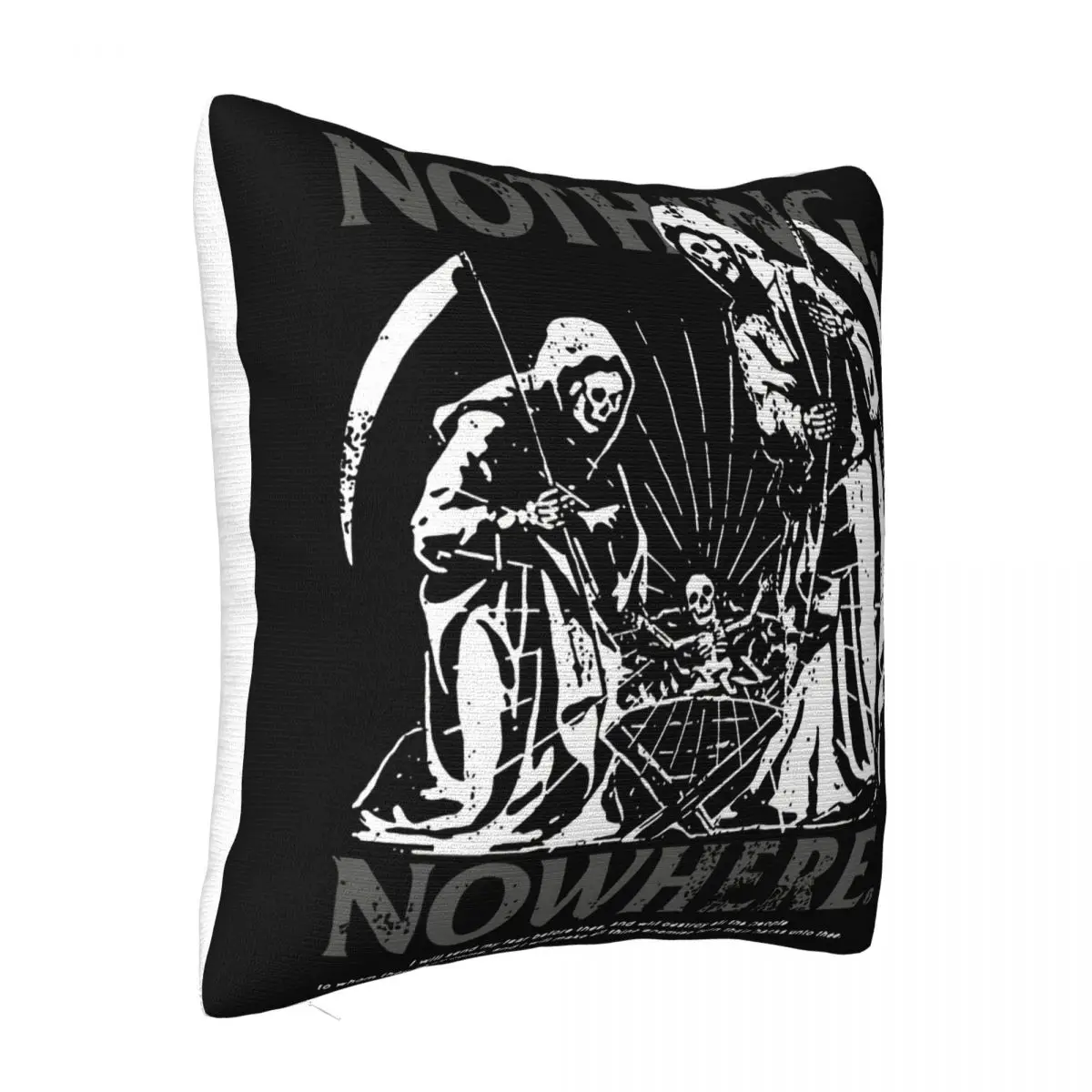 Nothing Nowhere New Black Gldan Teenage Humor Natural Men Teenage Punk New More Colors Splicing Cool Humor Pillow Case