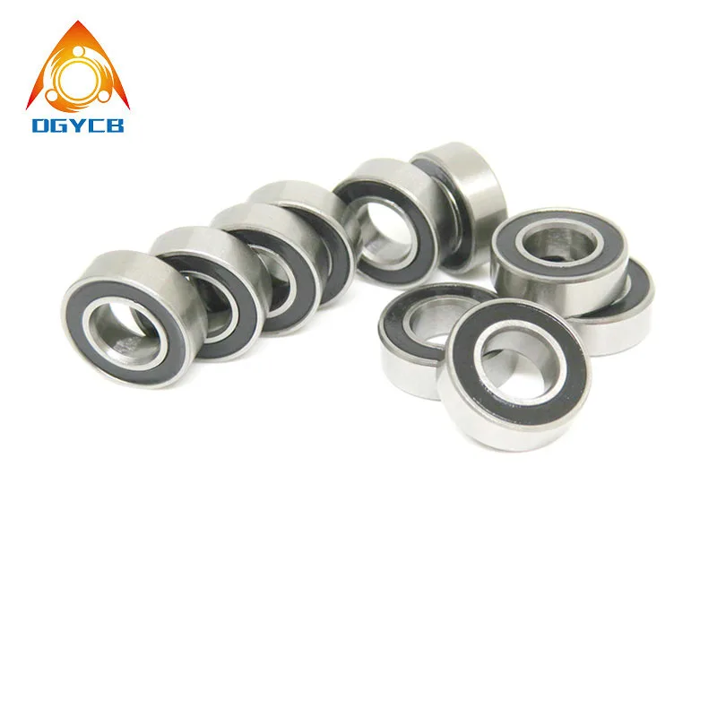 10pcs Deep Groove Ball Bearing 6x12x4 SMR126 2RS RC Bearing 6*12*4 Stainless Steel Bearing SMR95 SMR104 SMR106 SMR128 SMR148 2RS