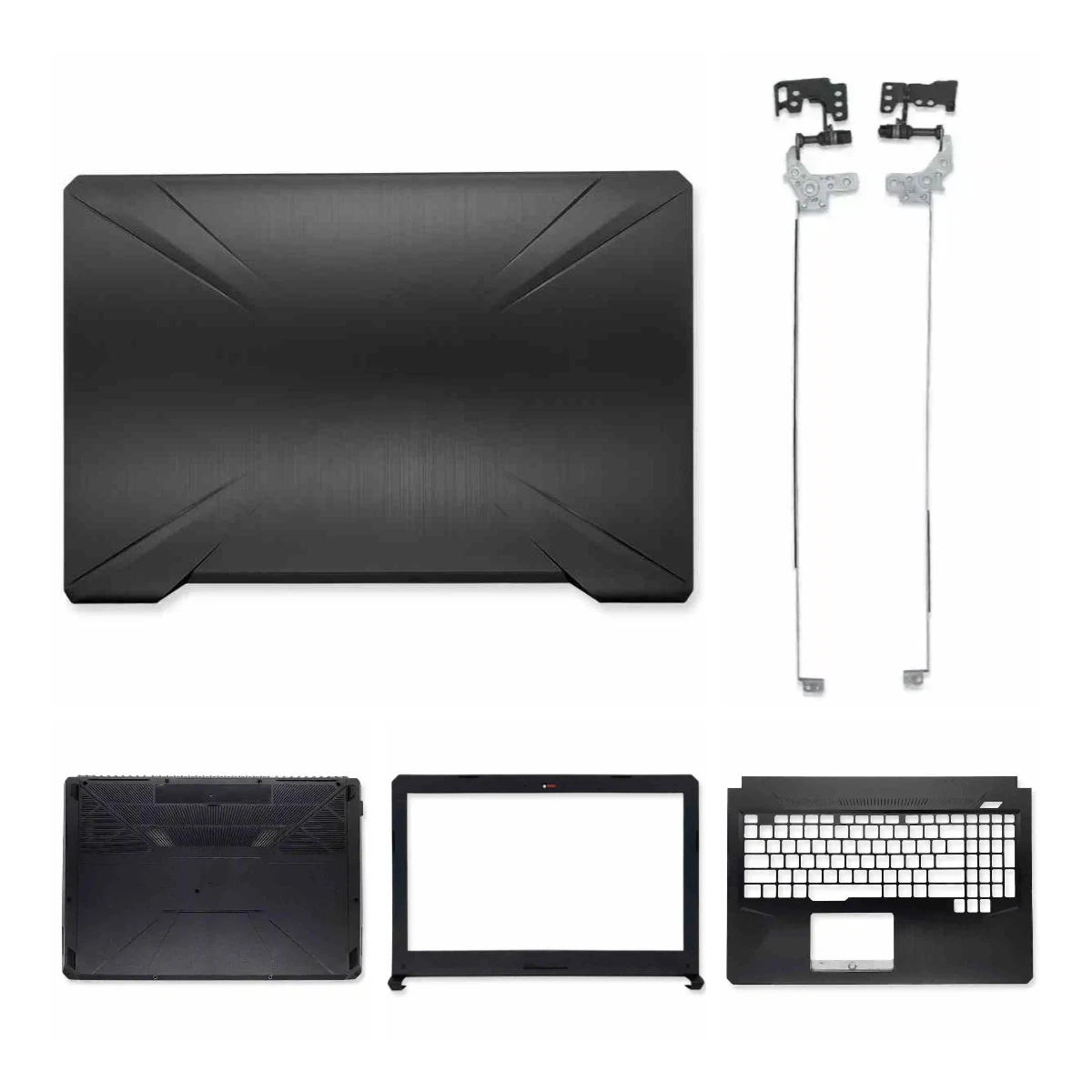 Shell FX80,FX80G, FX80GD, FX504, FX504G, FX504GD:Top cover, screen bezel, palm rest, bottom case, keyboard, ABCD hinge shell