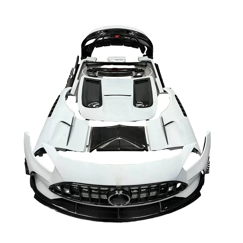 Upgrade FRP Half Carbon Fiber Bodykit For Mercedes-Benz AMG GT GTC GTS GTR To Black Series BS Wide Body Kit