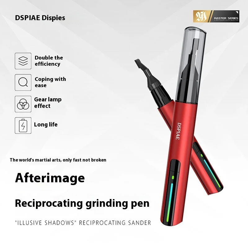 Dspiae Es-A Reciprocating Sander Electric Grinding Pen Plastic Model Sanding Paper Head For Military Model Craft Tools Hobby Diy