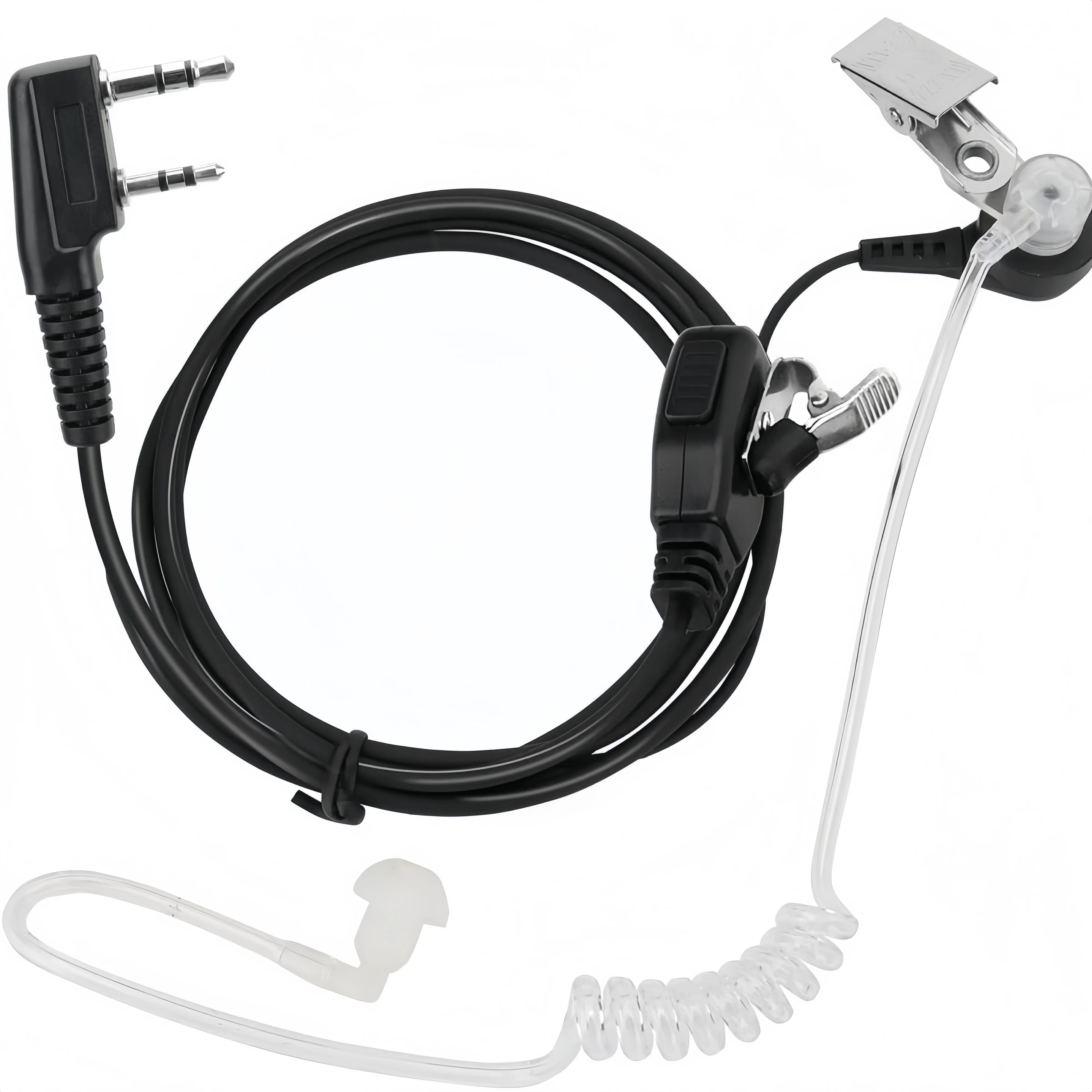 K Plug Walkie Talkies Earpiece with Mic Radio Earpiece for Baofeng K5 Plus BF-888S UV-5R BF-F8HP UV-17R UV-21R DM-32 UV-32