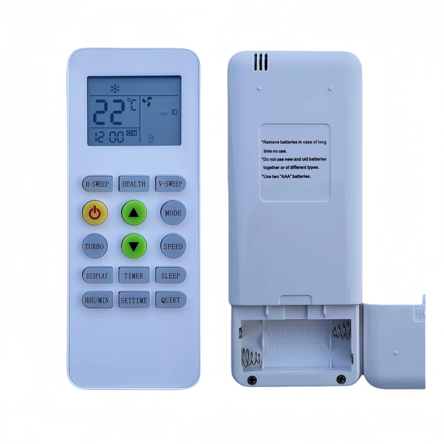 Control Remoto de CA Nuevo KKG12A-C1 para Aire Acondicionado CHANGHONG/Ree/Pastamic/CHEBLO/Onix/ Hoove, Mini Split, A/C