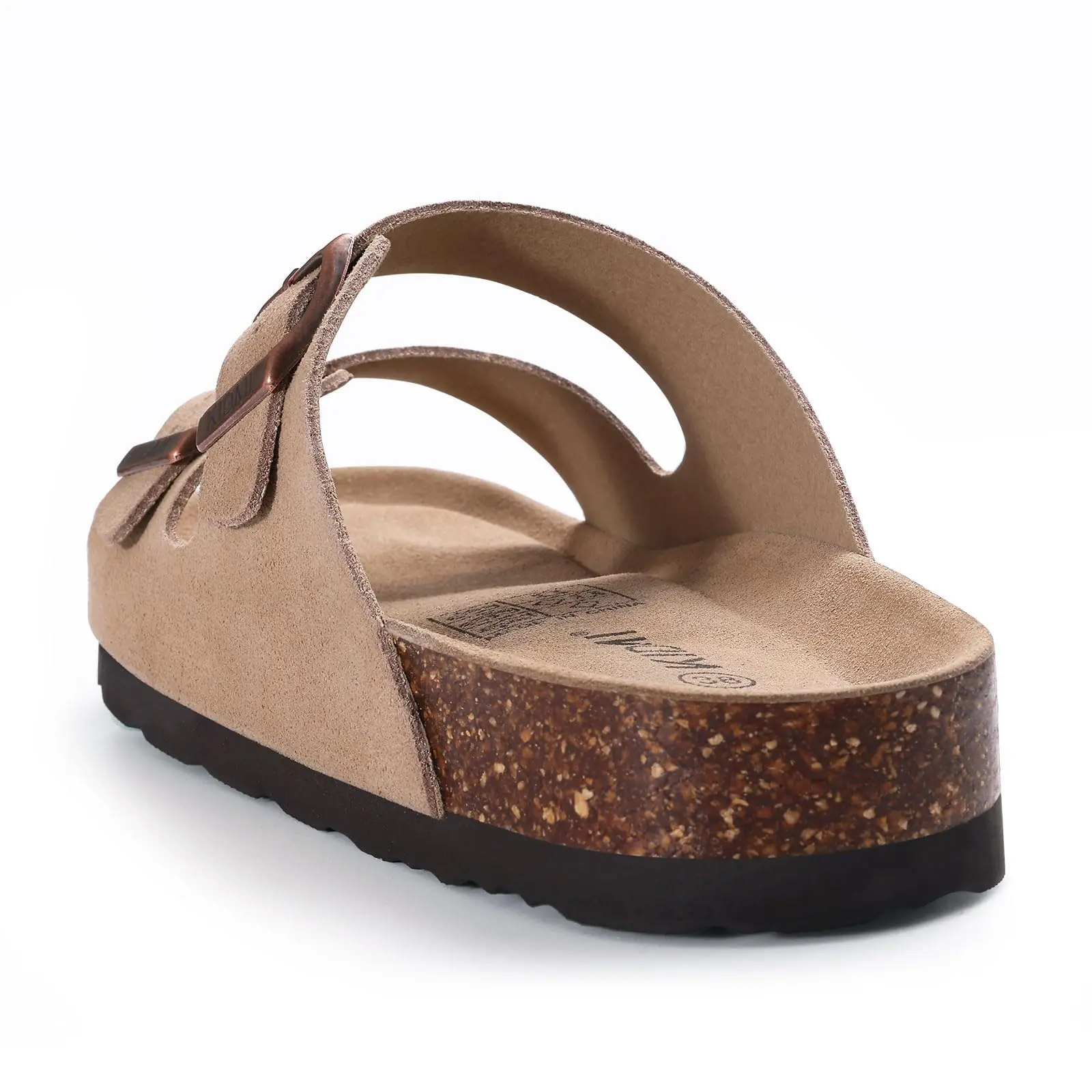 Litfun Classic Cork Sandals For Women Men Fashion Adjustable Slides Anti-slip Rubber Insole Unisex Slippers With Arch Support view 3