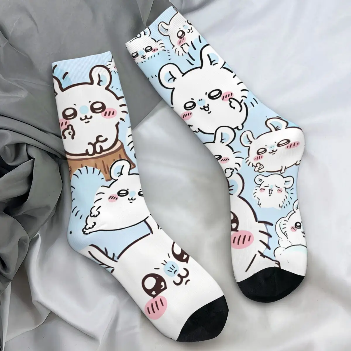 

Носки Chiikawa, модные чулки, мужские удобные носки для скалолазания, зимние антибактериальные носки с принтом