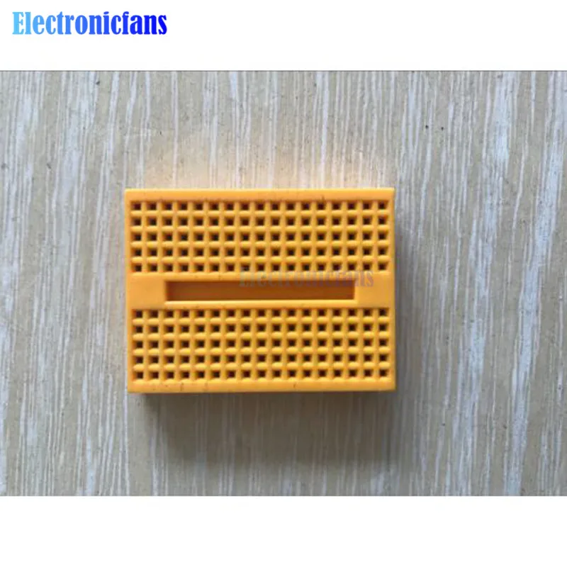 SYB-170 Mini Solderless Breadboard Prototype Experiment Test Protoboard 170 Tie-Points Bread Board For Arduino Shield 6 Colors