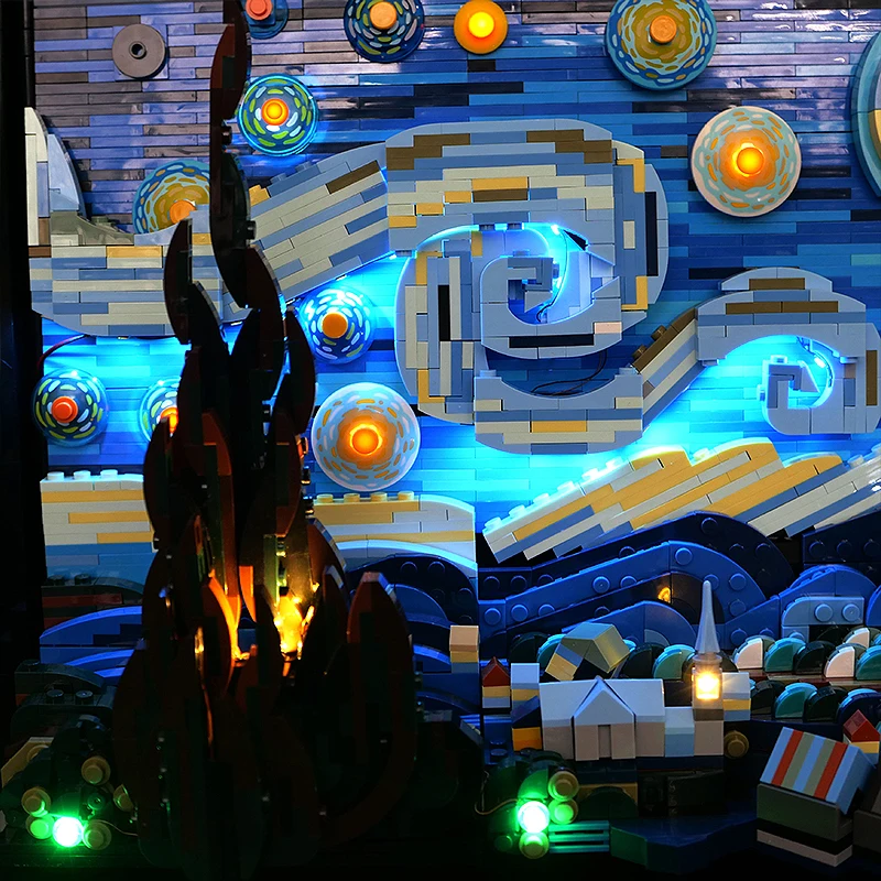 レゴ 21333 用のカスタムフィット プレミアム DIY LED ライト キット (LED ライトのみ、ブロックモデルなし) お気に入りの作品を際立たせます