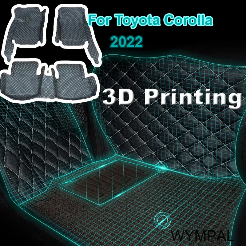 Dywaniki samochodowe do Toyota Corolla Cross 2022 niestandardowe akcesoria do dywanów samochodowych plastry do stóp