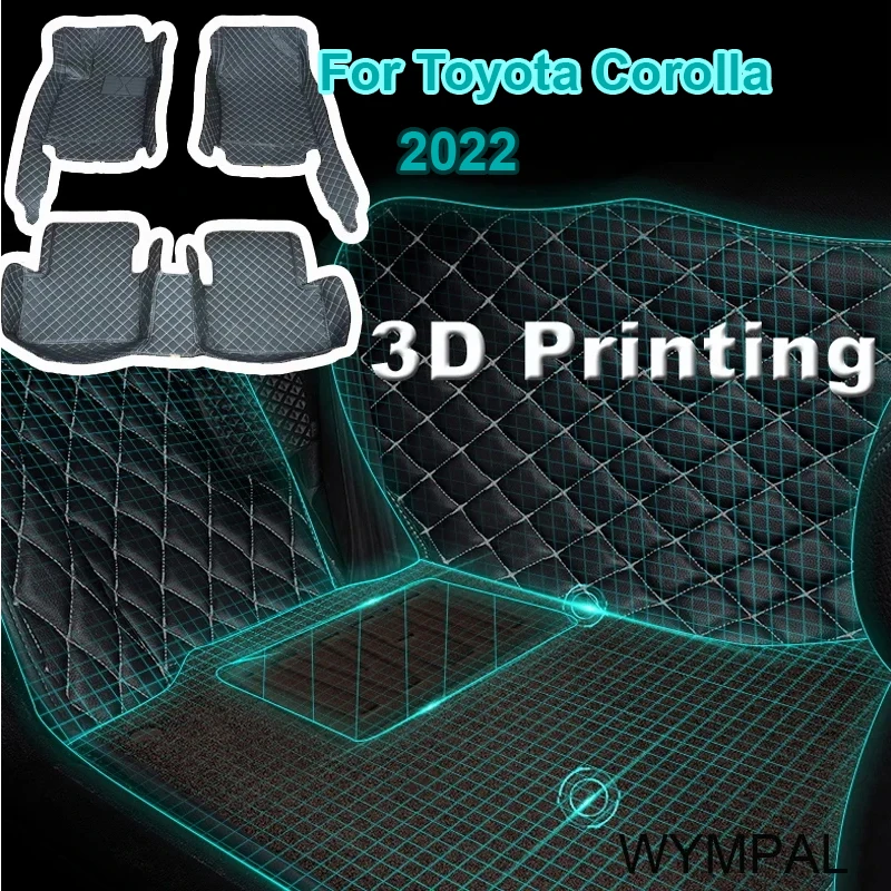 Tappetini Auto per Toyota Corolla Cross 2022 Custom Auto Foot Pads Automobile Carpet Cover accessori interni