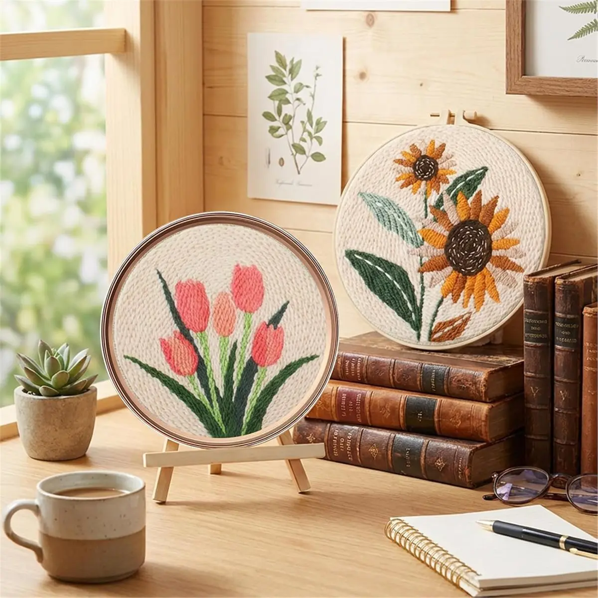 

Наборы для вышивания в технике панч-нидл (3 шт.), наборы для вышивания панч-нидл для взрослых и начинающих, простой набор для вышивания цветов своими руками