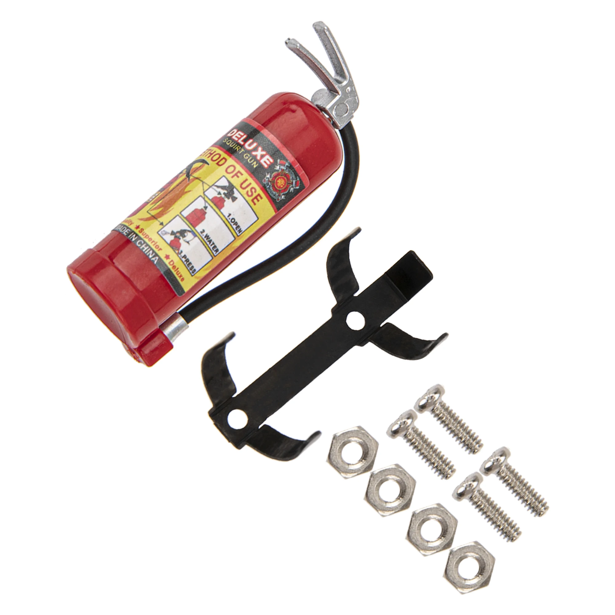 2Pack Simulazione Estintori con Adesivi Decorazione Parte per Traxxas TRX4 Axial SCX10 Tamiya CC01 D90 1/10 RC Crawler