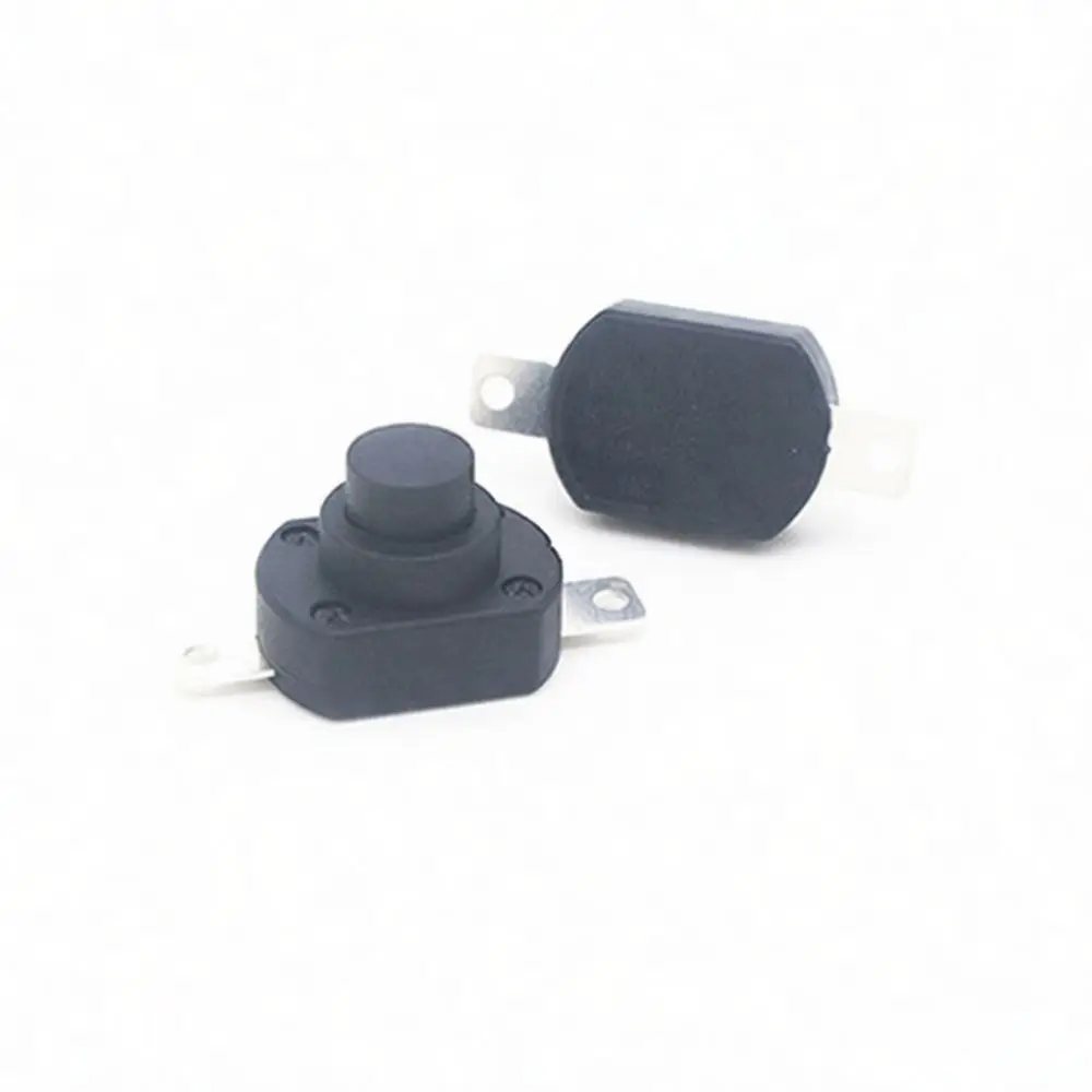 Precision Flashlight Push Button Switch Momentary Tactile Locking Power Controller For Handheld Torch Repairing Tool