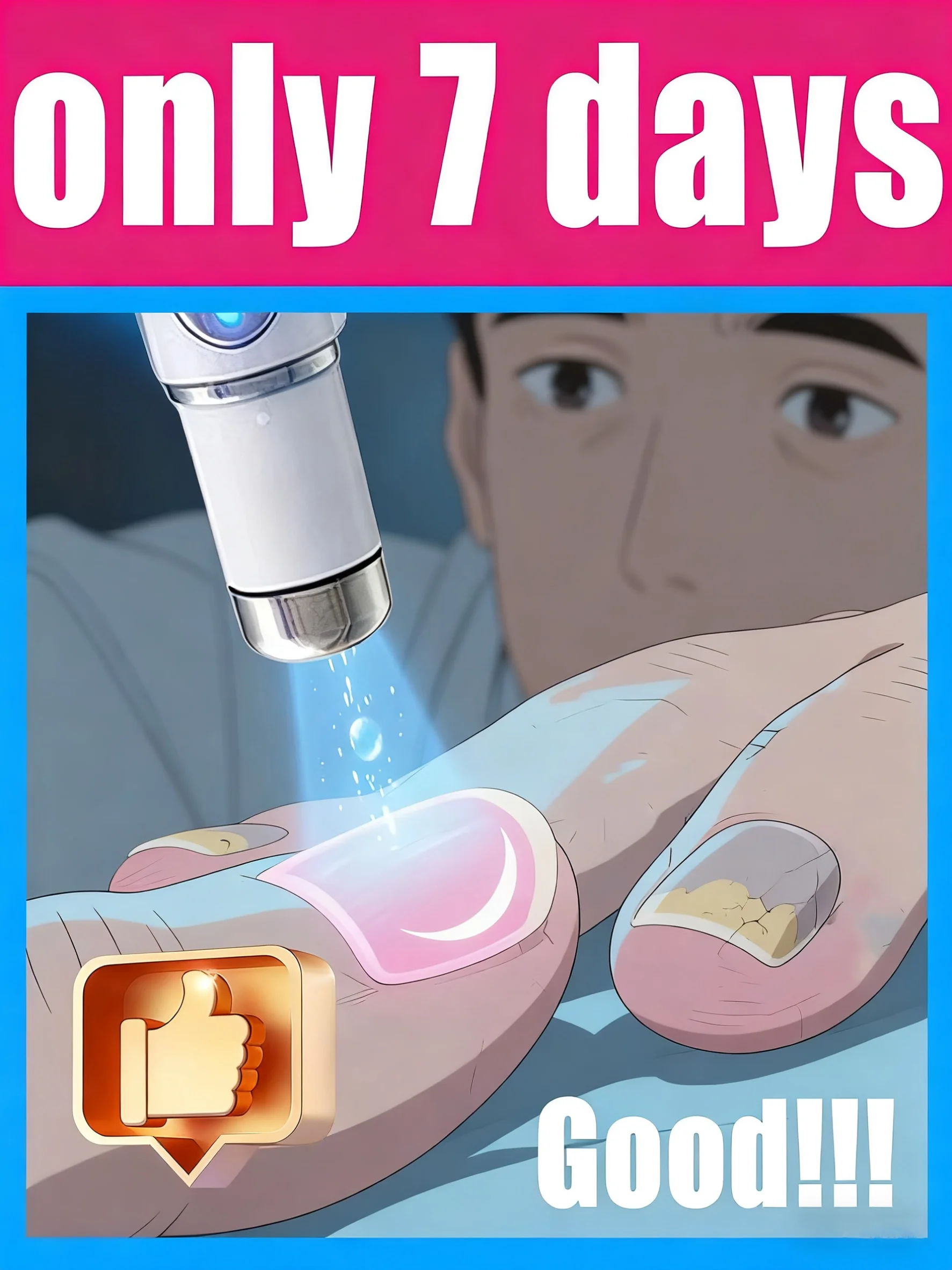 

2025 latest version nail care laser pen, repairs nails, painless and effective quickly.