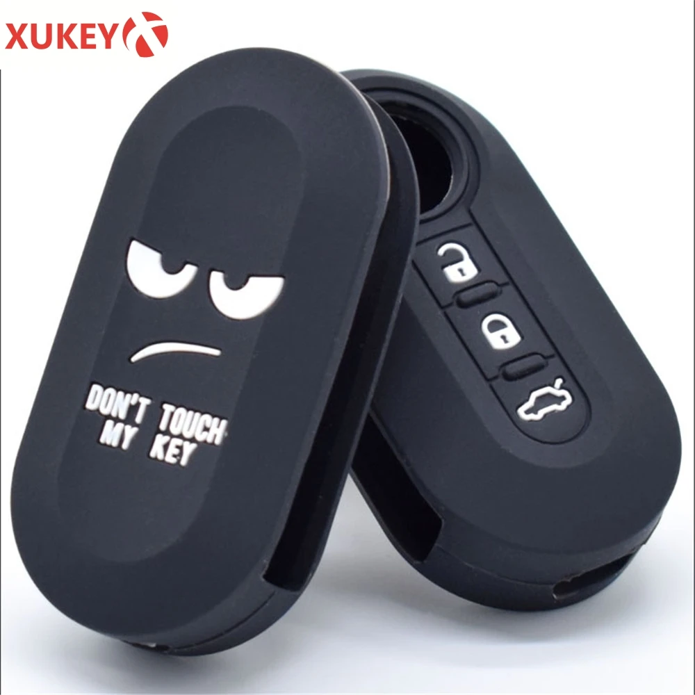 

Remote Control Key Cover Silicone 3 Buttons Key Case Protective Shell For Fiat 500 Ducato Punto Doblo Florino Bravo Lancia Delta