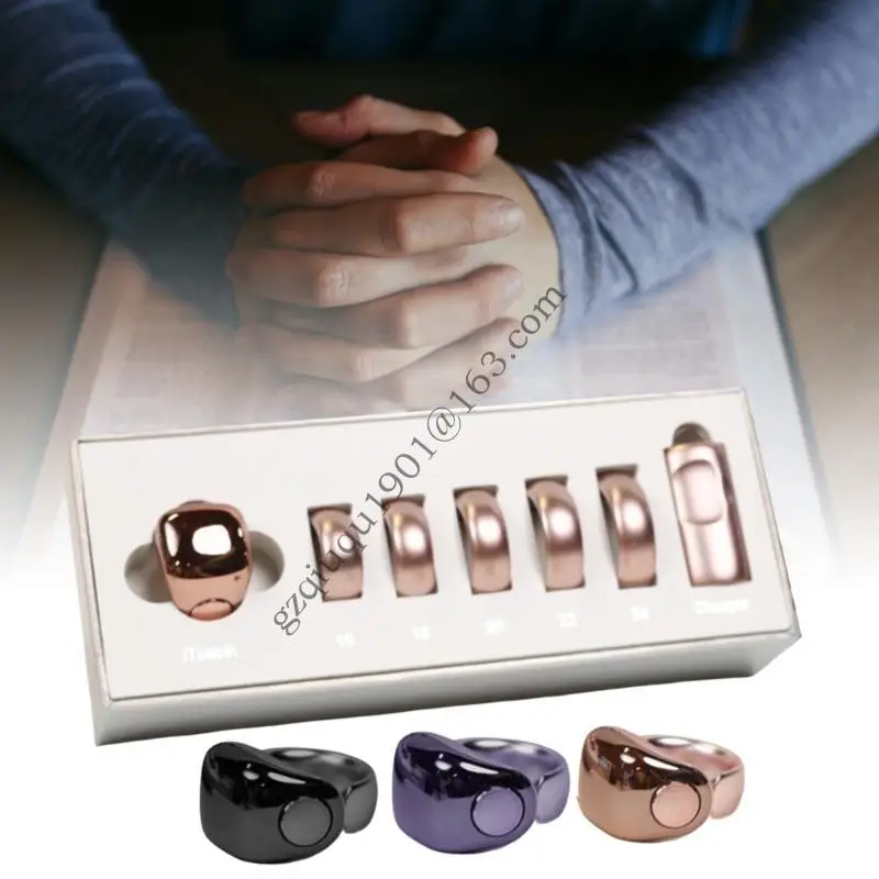 يتضمن حلقات Tasbih الذكية التي يمكن ارتداؤها مع لمسة هادئة ، ومقاومة للماء IP67 ودعم اللغة المتعددة خيار 5 حجم 066A