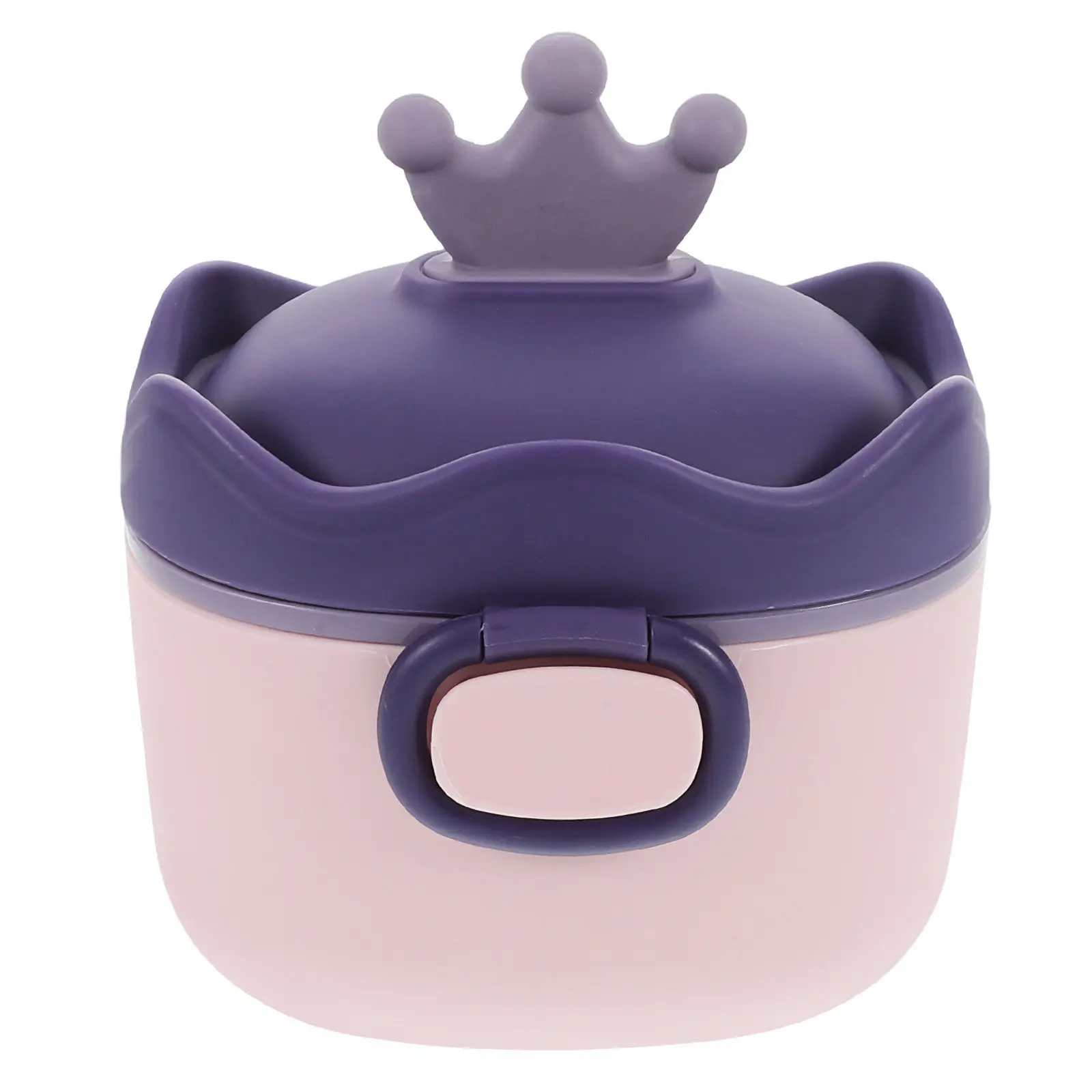 

Portable Milk Powder Storage Container with Scoop Double-Layer Leak-Proof Design for Travel Home Use Baby Formula Dispenser